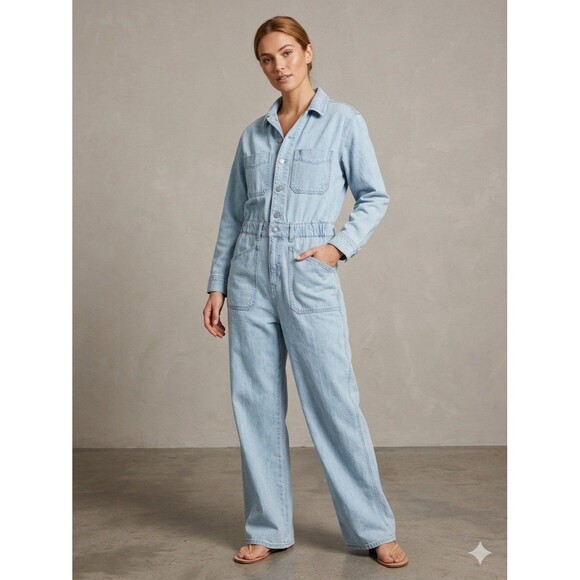 Universal Thread Pants - Universal Thread Jumpsuit Womens Sz 12 Utility Baggy Denim Boiler Suit New